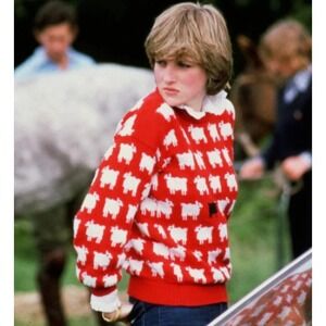 Warm & Wonderful Rowing Blazers Wool Sweater Size XS Princess Diana Black Sheep